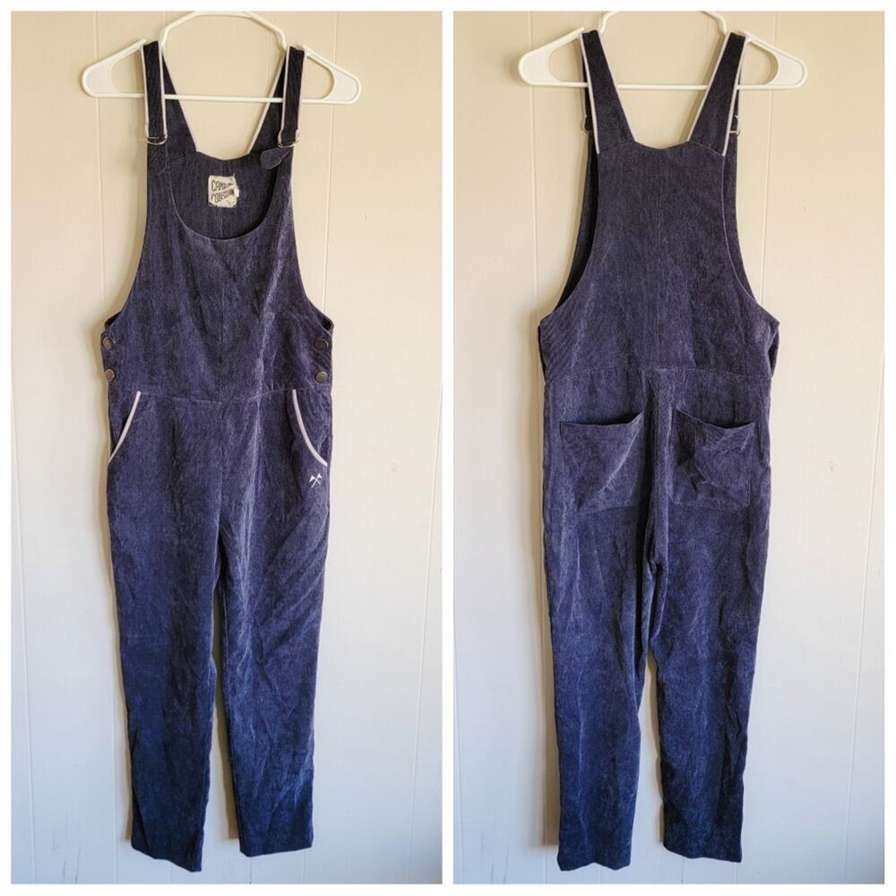 Camp Collection Scoopneck‎ Corduroy Overall Jumpsuit